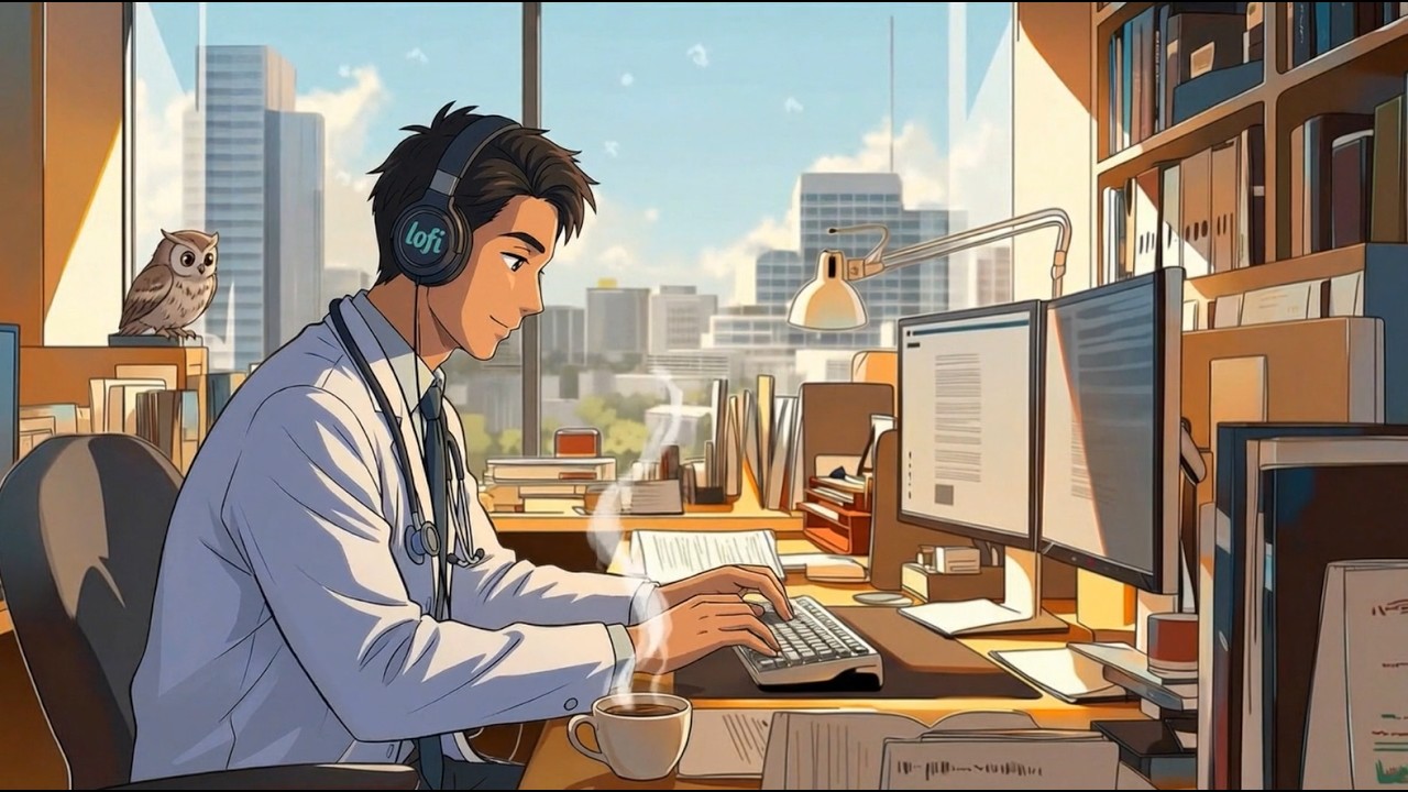 1 Hour Chill Lofi Beats ☕ Coffee Jazz for Deep Focus & Relaxing Productivity