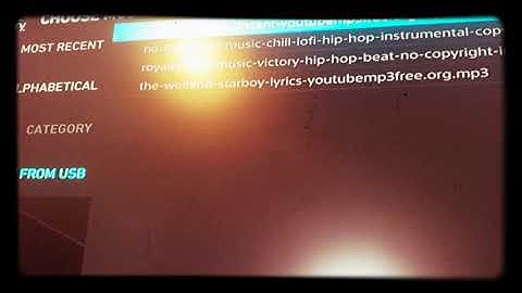 How to import music onto sharefactory with a USB