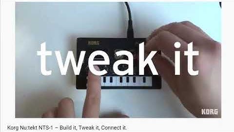 Korg Livestream – Korg Nu:Tekt NTS-1 Demo & Q&A