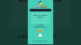 Python Quiz Series | Mutable Immutable: Test your Python Skills #python #coding #itjobs #datascience