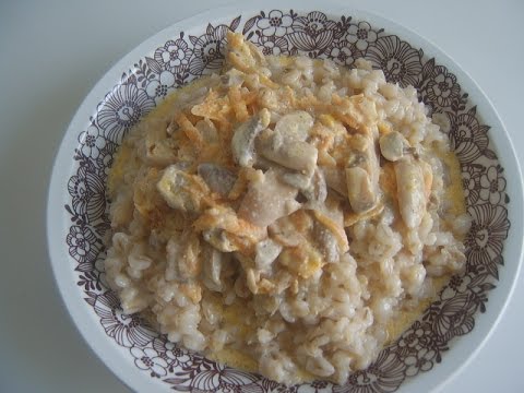 Перловка с грибным соусом Перловка с грибным соусом