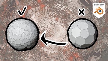 🔬 Organic Hexagon ( polygon ), Cell Style 細胞 / Blender Geometry Node 3.1 Tutorial / Voronoi