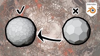 🔬 Organic Hexagon ( polygon ), Cell Style 細胞 / Blender Geometry Node 3.1 Tutorial / Voronoi