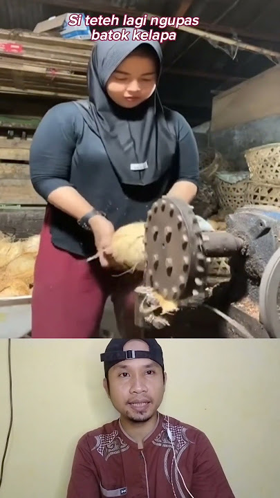 Alat pengupas batok kelapa #mesinpengupaskelapa #mesincanggih #shorts