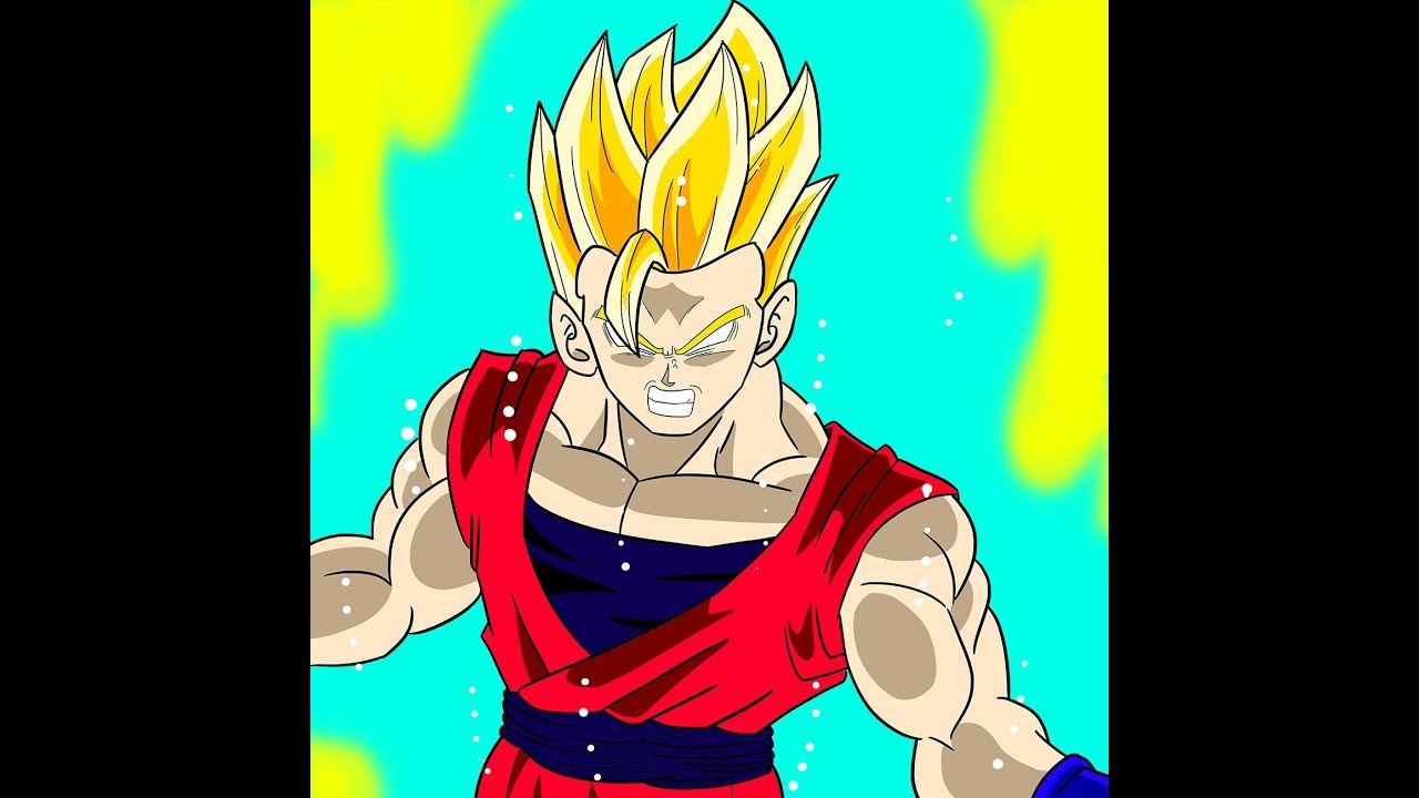 Gohan Rage Drawing COMO DIBUJAR A GOHAN EN DIGITAL/ HOW TO DRAW GOHAN RAGE - YouTube