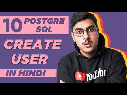 How to CREATE USER in PostgreSQL by Manish Sharma