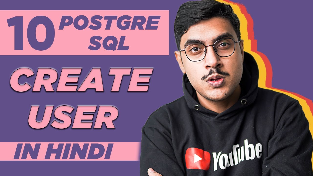 How to CREATE USER in PostgreSQL by Manish Sharma