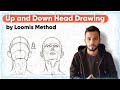 The concept of foreshortening in loomis method  draw any face advance level