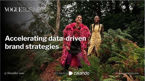 Zalando webinar: Accelerating data-driven brand strategies