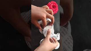 Beautiful Paper Rose Ideas L Waste News Paper Craft Ideas L