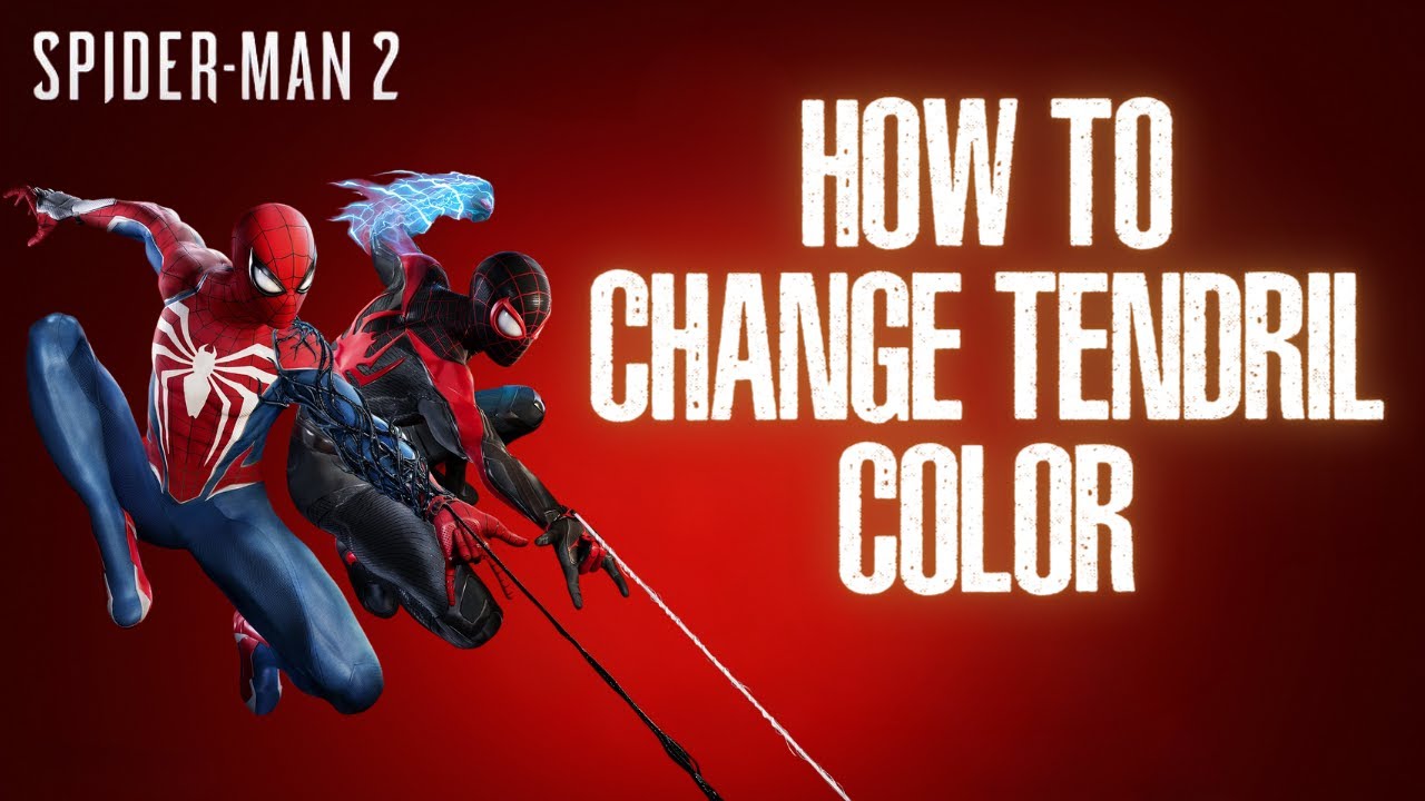 How to Change Tendril Color in Spiderman 2 (2024) | Spiderman Tutorial ...
