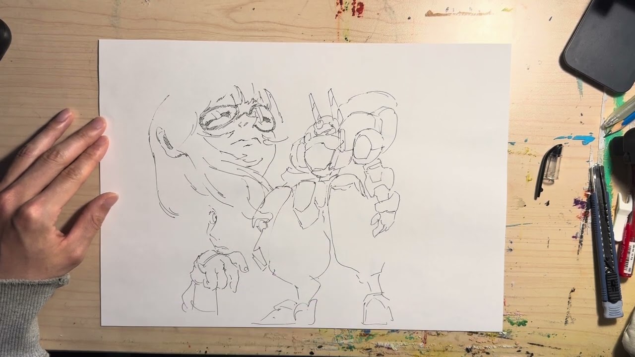 【寒暖差】2025年5月30日24時【アニメーター・作画・イラスト練習】