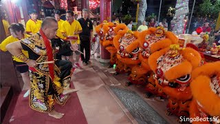 [4K] Grand Lion and Dragon Dance Performance @ Guang Ming Tang Temple 12.02.2025