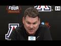 Tommy Lloyd &amp; Arizona Postgame Press Conference - Final Four | March Madness 2026