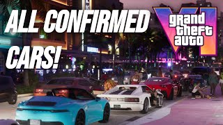 GTA 6 Car List: Every vehicle confirmed so far