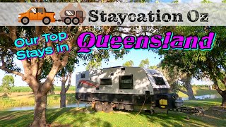 Our Top Stays in QLD! | Top 3 Low Cost Camping & Top 10 Caravan Parks Queensland | Lap of Australia
