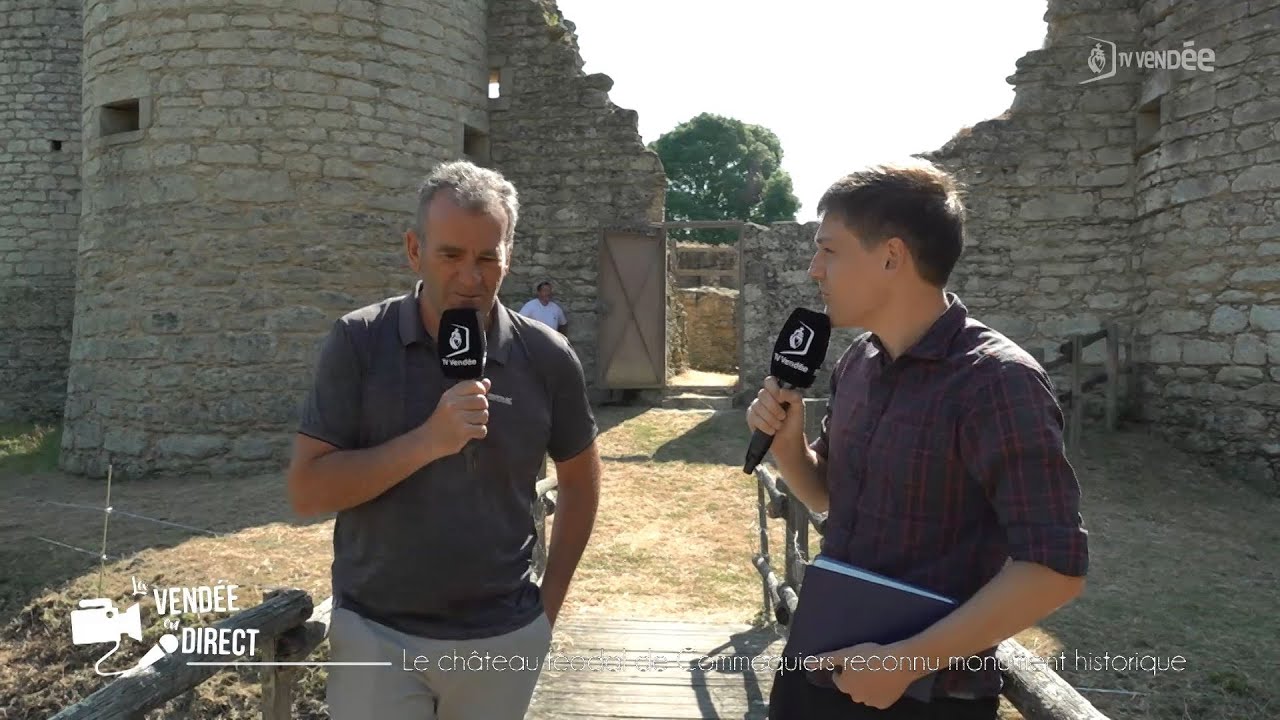 La Vendée en Direct : Le château de Commequiers reconnu monument historique