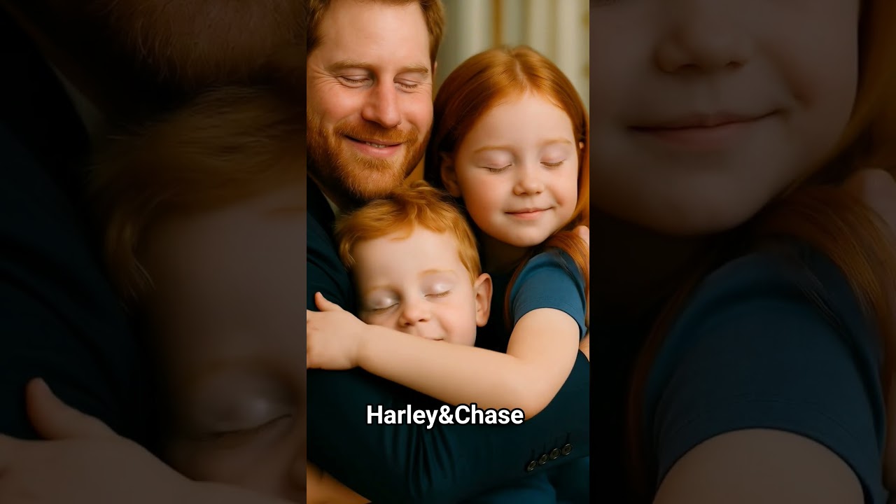 Cute Royal Family hug 