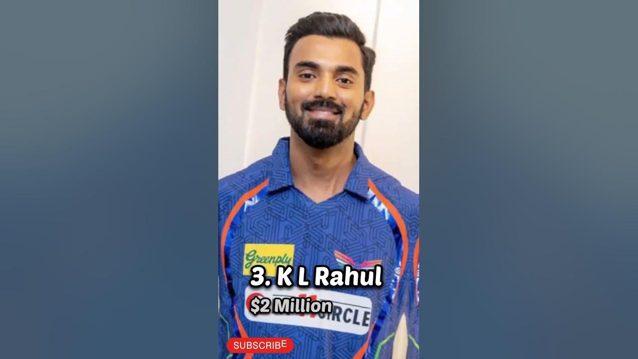 Top 5 Highest Paid IPL Player Highest Paid Cricketers YouTube