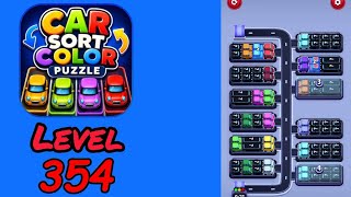 Car Sort Color Puzzle Level 354 Walkthrough