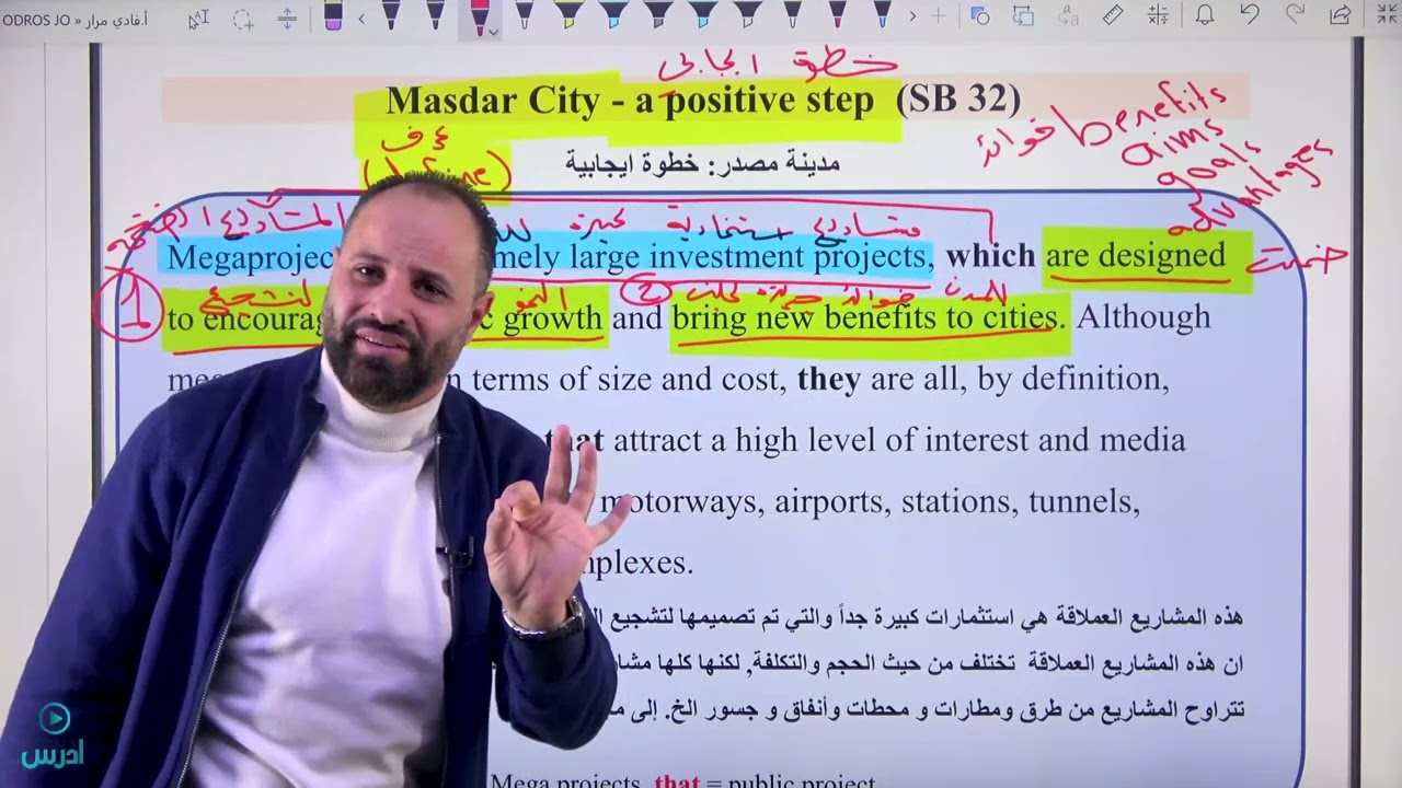 قطعة توجيهي مدينة مصدر - Masdar city