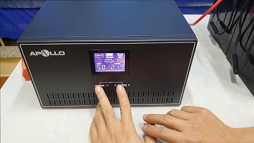 Hướng sử dụng kích điện Apollo KC1000 sử dụng hai  bình ắc quy đấu song song ||Nguồn dự phòng Apollo