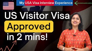 My US Visitor Visa Experience | US Visa Interview Questions & Answers Part 1