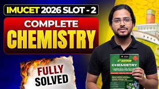 IMUCET 2026 Slot 2 🚨 Chemistry Paper Full Solution 🔥 Discussion & Answer Key | Memory Based