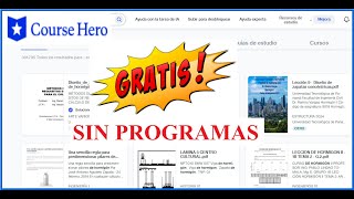 COMO DESBLOQUEAR ARCHIVOS, LIBROS DE COURSE HERO - pdf, documentos en Course Hero
