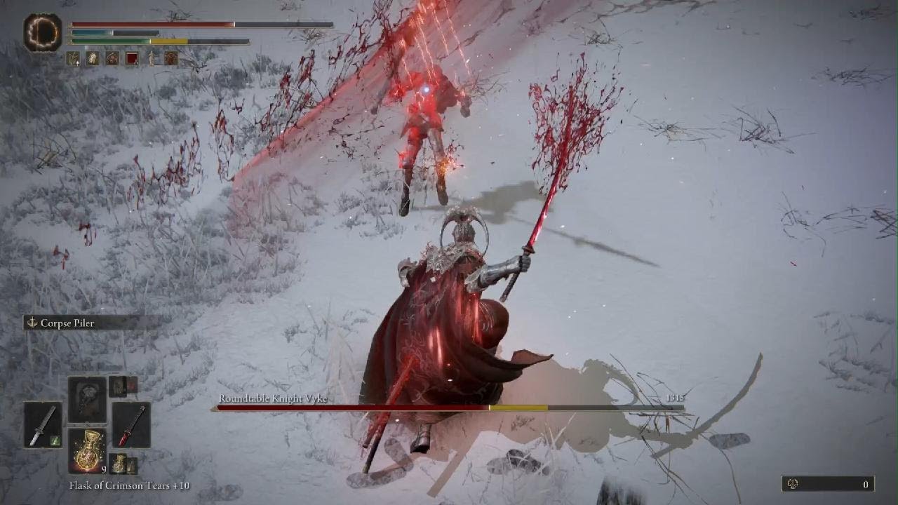 Roundtable Knight Vyke vs Vampire Build