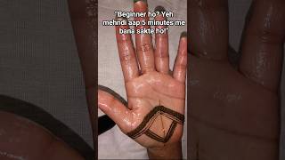 Easy Mehndi Design Step by Step | Perfect for Beginners 💖#mehndi#creativehenna#henna#hennamagic#art
