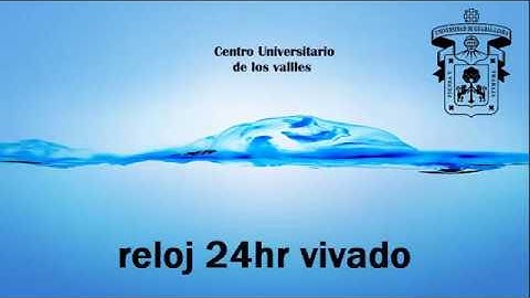 proyecto reloj en vdhl en vivado con baysis 3