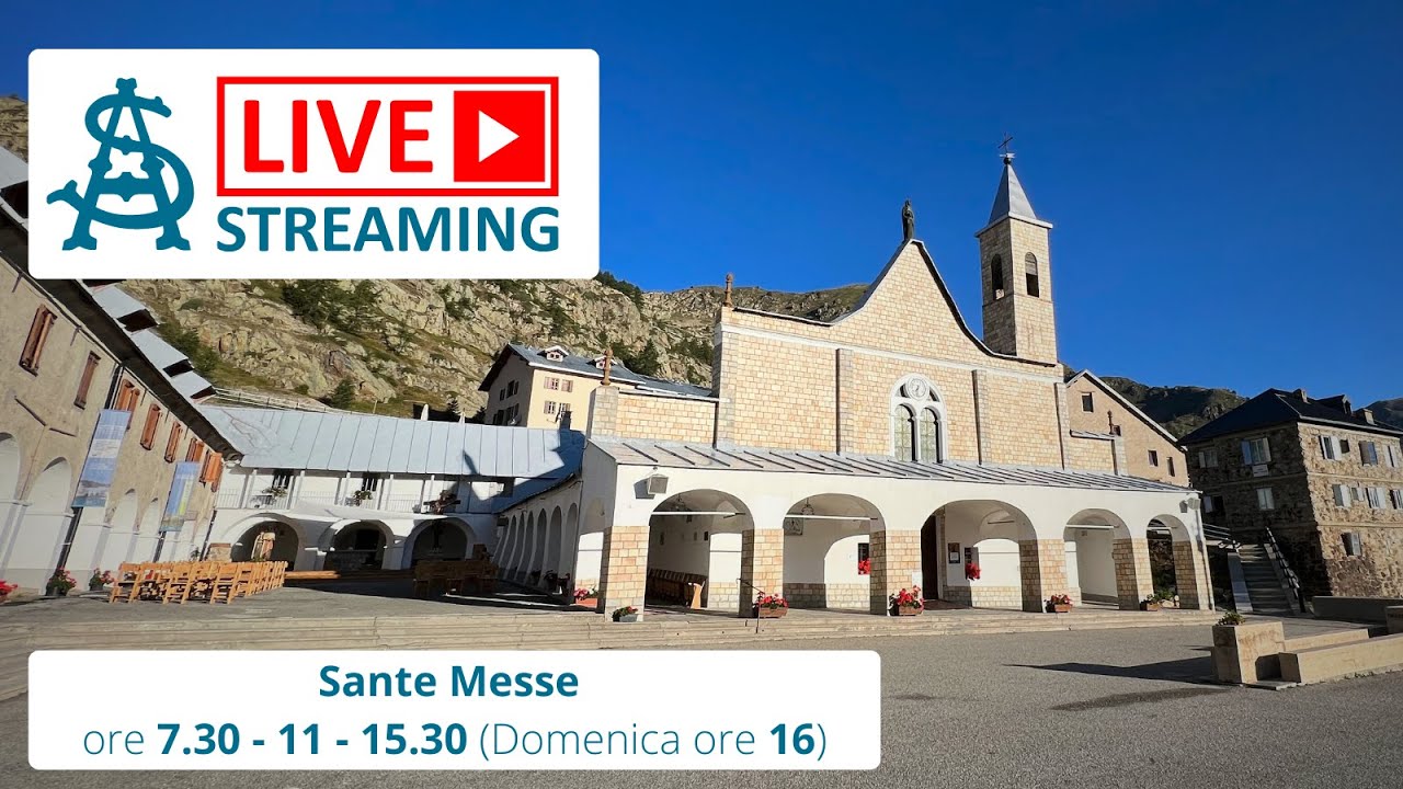 In diretta dal Santuario Sant'Anna di Vinadio