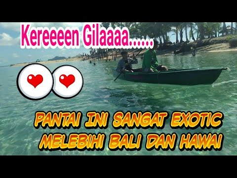 VIRAL Pantai ini melebihi Bali  Pulau Karang  Aji 