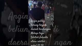 Angin Puting Beliung Menimpa Rumah Penduduk Disekitar Pasar Kaget,Bendungan Melayu Dan Jl.stm Walang