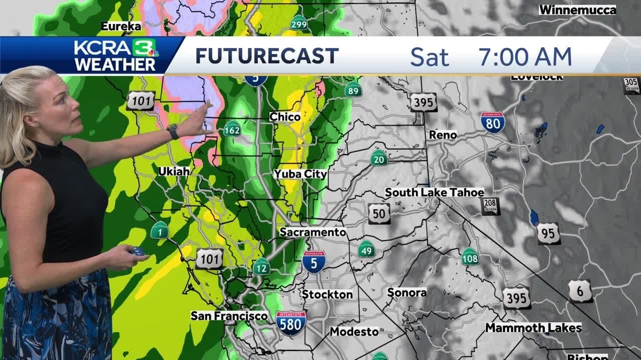 When Northern California rain and snow begin this weekend - YouTube