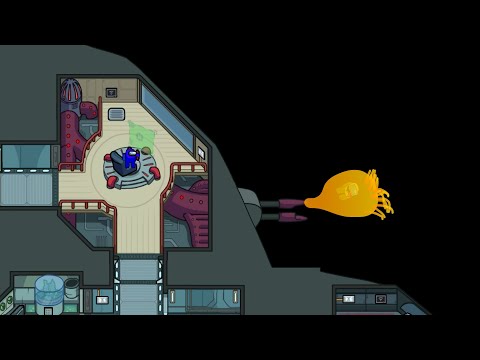 Crewmate Kills The Imposter Using Asteroid weapon