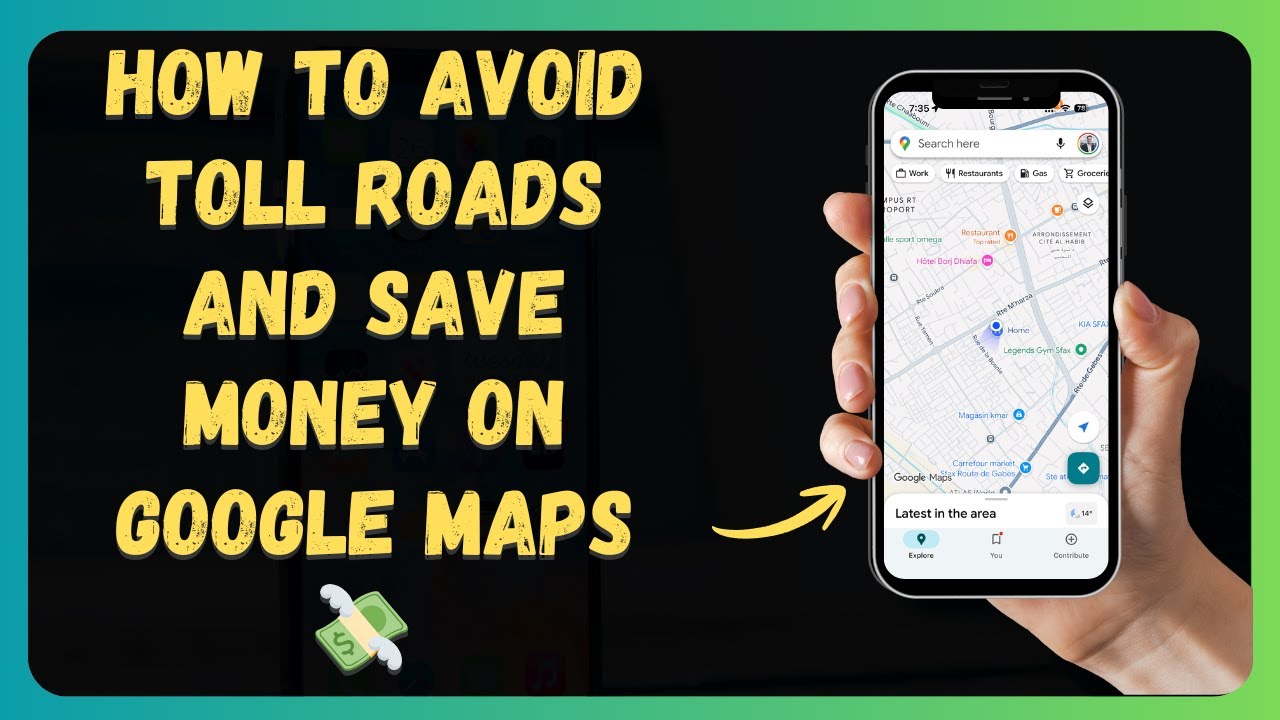Как избежать платных дорог и сэкономить деньги с помощью Google Maps 💸 Пошаговая инструкция