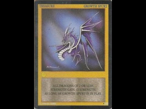 Here's my Little Dragons Deck for the Wyvern CCG