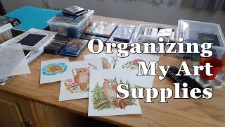 Organizing My Art Supplies for Maximum Creativity