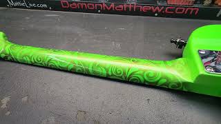 Gold Dusted Guitar Neck Mattielive Custom Shop