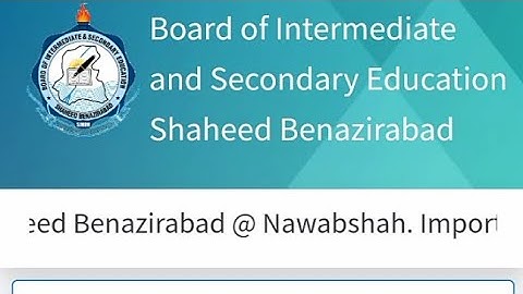 BISE Nawabshah board inter class result 2025\ nawabshah board 12th class result\ bise sba result2024