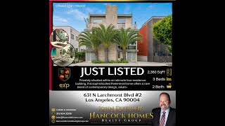 🏡 Just Listed: Sophisticated Townhome-Style Living in the Heart of Larchmont Village
