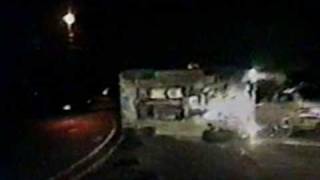 Police hit S.U.V. trucks