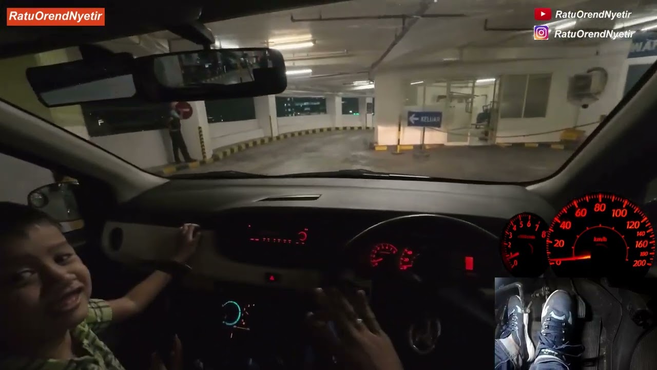 #750 - TURUNAN PARKIR SPIRAL  - SIGRA 1.0 M M/T - POV DRIVING INDONESIA