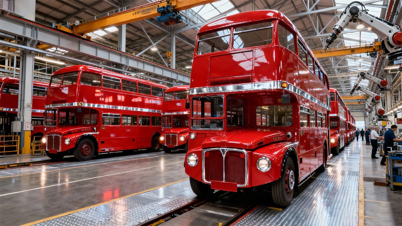 How Routemaster Double‑Decker Buses Are Manufactured | Inside the London Bus Factory (Full Process)