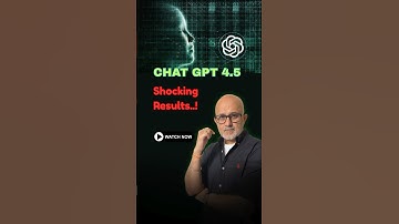 CHAT GPT 4.5 has Shocking Results