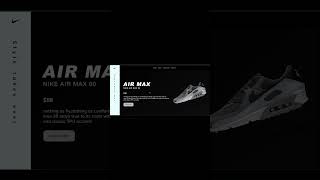 Built a Nike Shoes Website! 👟💻 #Shorts
