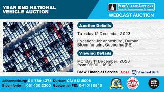 National Webcast Car Auction Premium Vehicles From Top Banks