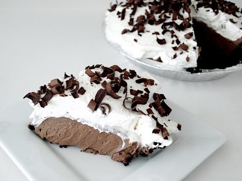 Delicious No Bake Chocolate Pie Recipe ♥